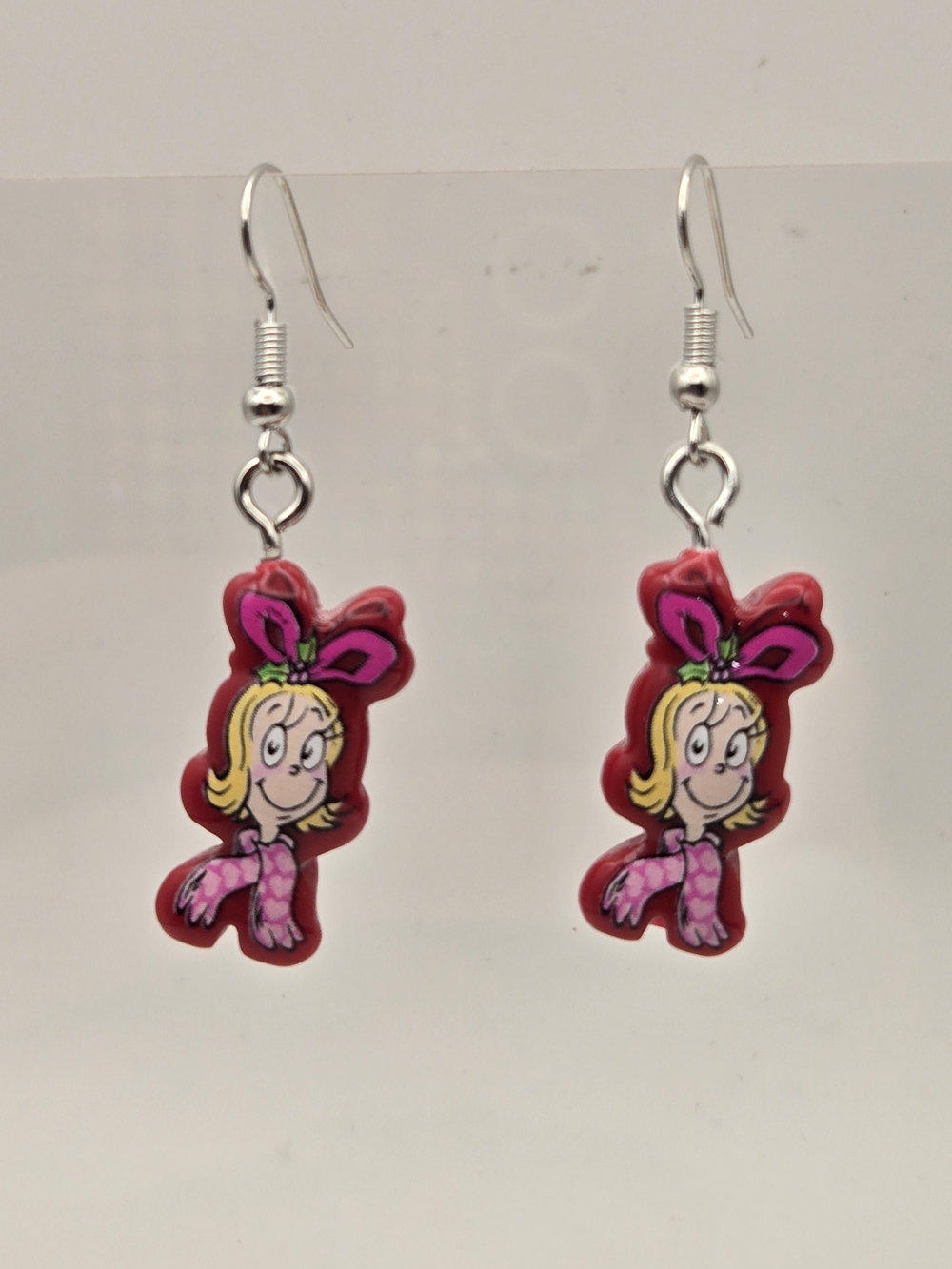 Cindy Lou Character Dangle Earrings for Women